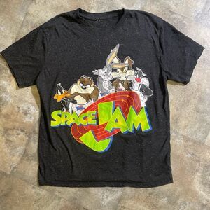 Space jam vintage size large mens graphic basketball tee